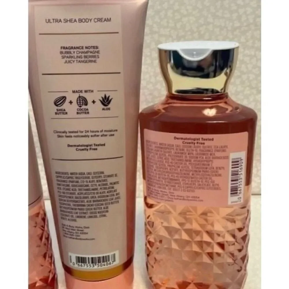 Bath and Body Works CHAMPAGNE TOAST 4 Pc Set
